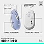 Logitech POP ICON COMBO, Bluetooth Keyboard and Mouse Combo, Comfortable Typing, Lilac & Off-white~#|#~AE6B9D4D-9627-47E1-8A3AFCB21B6B6184_sc7