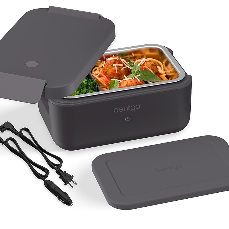 bentgo Heated Electric Bento Box, Obsidian, 42.4 oz. (BGHEATBX-OB) image 1