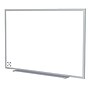 Ghent Magnetic Hygienic Porcelain Dry-Erase Whiteboard, Aluminum Frame, 4'H x 7' 4"W (M4-47-4)~#|#~AE6DFF62-1836-4217-BE87BCC236EF5FEA_sc7