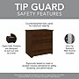 Bush Furniture Cabot 60"W L Shaped Computer Desk with Hutch and Lateral File Cabinet, Modern Walnut (CAB005MW)~#|#~AE708E5A-71F5-4B0A-879B142A52616BAA_sc7