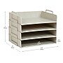 Mind Reader Plastic Side Loading Stackable Letter Tray, Letter Size, Beige, 4 Pieces (DANSTACK4-BEI)~#|#~AE74FF5E-B321-418F-BD8D4D49E6304707_sc7