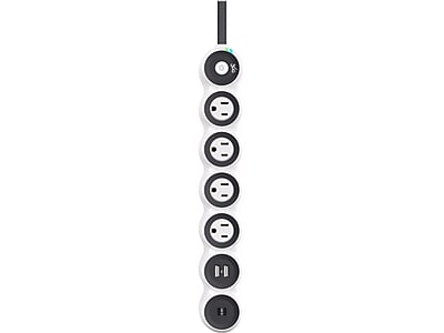 360 Electrical Powercurve 4-Outlet 4-USB Port Surge Protector, 6′, White (3E0777-WVG4NA) Sansujyuku sansujyuku.com