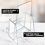 Azar Brochure Holder, Floor-Standing, Front Loading, Clear, Acrylic, 50/Pack (252922-50PK)~#|#~AE80D4F6-4A8B-4615-B858FE15BFE1EC6D_sc7