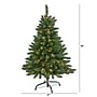 Nearly Natural Northern Rocky Spruce Artificial Christmas Tree, 4' (T1912)~#|#~AE8564E8-5449-4796-BAD207616FDC95BE_sc7