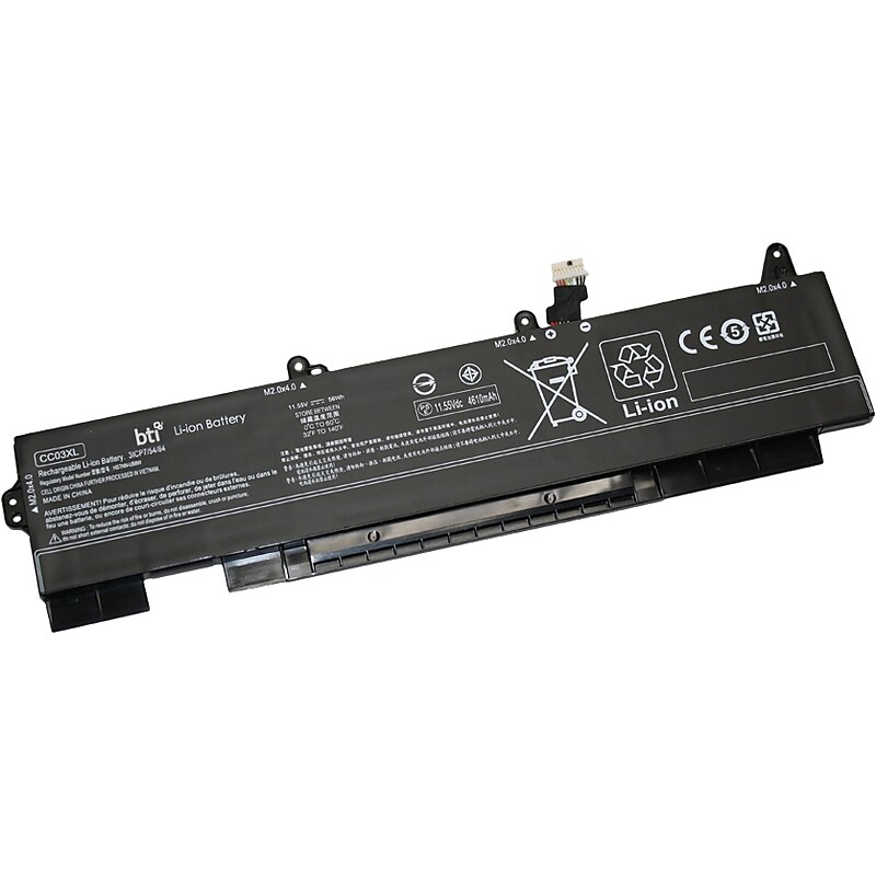 Battery Technology Li-Ion Replacement Battery for Dell Laptops, 4610mAh (L77991-005-BTI) image 1