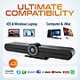 Delton C75 PTZ Ultra HD 4K Video Bar Webcam with AI Tracking, Noise-Canceling Microphone, Dual Speakers, Black (DCAIC75PTZ)~#|#~AE87E081-E5B8-40AD-AB25834D8A131EEC_sc7