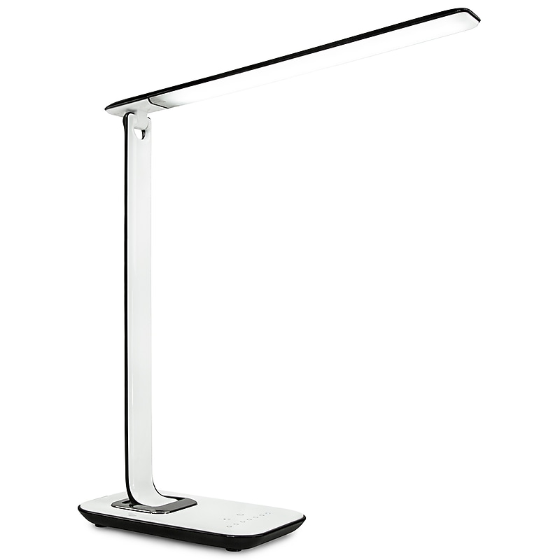 Mount-It! Turcom LED Desk Lamp, 16", with USB Port, White (TS-7005) image 1