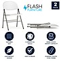Flash Furniture HERCULES Series Plastic Folding Chair, White, 2/Pack (2DADYCD70WH)~#|#~AE8DADE0-DF9E-4708-88A512FE9BD290C2_sc7