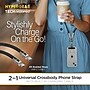 HyperGear TECHcessories 2-in-1 Universal Crossbody Phone Strap with USB-C Charging Cable, Black (16280)~#|#~AE8DB645-56ED-49BD-818F2FEA6A7A9218_sc7