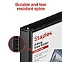 Staples 1/2" 3-Ring Micro Binder, Black (55394/26452)~#|#~AE8EAC34-9925-483A-934E6073452D152A_sc7