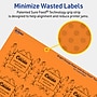 Avery Rectangle Multipurpose Labels, 1-13/16" x 2-3/16", Bright Orange, 120/Pack (94233)~#|#~AE93FEA1-2128-4E55-8F5A3C91A66E871F_sc7