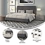 Flash Furniture Roxbury Tufted Upholstered Platform Bed in Dark Gray Fabric, King (SLBK5KDG)~#|#~AE952FB3-72FC-46E1-A781B30B08255AF2_sc7
