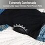 Mind Reader Memory Foam Back Cushion Lumbar Support Pillow with Air-Cloud Technology, Black (LUMBACK-BLK)~#|#~AE966E53-689E-4630-9A1710B632BF2A8E_sc7