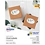 Avery Print-to-the-Edge Laser/Inkjet Oval Labels, 1 1/2" x 2 1/2", White, 450 Labels/Pack (22564)~#|#~AE98FCCC-CD62-48F5-982D65981D2B537B_sc7