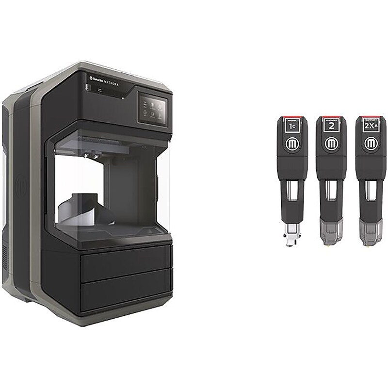 Makerbot METHOD X Carbon Fiber Wireless 3D Printer, 2 Extruder, Black (900-0074A) image 1
