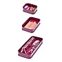 interDesign Eco Office 3-Compartment Stackable Plastic Desk Organizer, Burgundy, 3 Piece (95533N)~#|#~AE9BC911-0369-4E55-891A2C205BB4108A_sc7