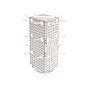 Azar 21" x 8" Pegboard 4-Sided Revolving Counter Display, White, Each (703385-WHT-4C24)~#|#~AE9E24B0-F0F1-4172-95F036FC2F1F341A_sc7