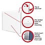 Deflect-O Classic Image Document Holder, 8.5" x 11", Horizontal, Wall Mounted, Clear Plastic (68301)~#|#~AE9ED5BD-2EF7-4985-8A7C383694EB93CA_sc7