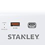 STANLEY SurgePro 3 3-Outlet Exreme Surge Protector Wall Tap with Phone Shelf & 2-USB Ports, 600 Joules, White (30423)~#|#~AEA67D34-1C7B-4D33-BB9634C9B840BEF6_sc7