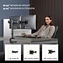 Fellowes Reflex Dual Adjustable Monitor Arm, Up to 27", Black (8502601)~#|#~AEA895C7-C72B-4589-BADE2C552EA60B00_sc7