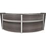 Regency Marque 124.5"W Curved Reception Desk Workstation, Driftwood Gray (77292GY)~#|#~AEABC813-E7E6-4515-B0D5BAC6CBF1E86F_sc7