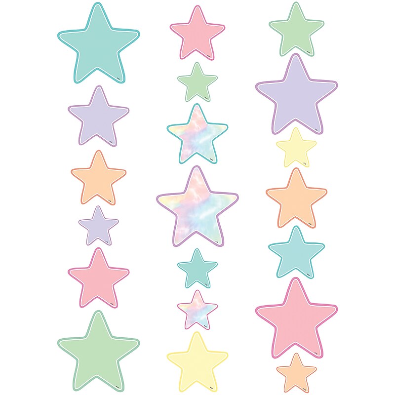 Teacher Created Resources Pastel Pop Star Accents, 108/Bundle (TCR8419-3) image 1