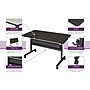 Regency Kobe 48"W x 30"D Foldable Training Room Table, Laminate, With Wheels, Ash Grey (MKFTM4830AG)~#|#~AEACFB7C-00D6-41F8-AB515FB98D653C7D_sc7
