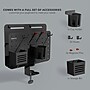 Mount-It! 360° Rotating Pegboard and Document Organizer with Accessories for Desks, Black (MI-7301BLK) ~#|#~AEB02A00-2CFA-404E-B348C950DC577BA3_sc7