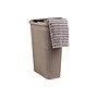 Mind Reader 10.57-Gallon Laundry Hamper with Lid, Plastic, Tan (40HAMP-BRNM)~#|#~AEB54422-34B7-4CD2-98D240AAD176C99A_sc7