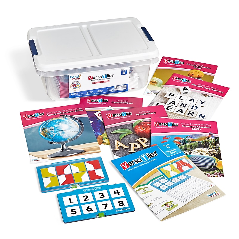 hand2mind VersaTiles Grade K Literacy Classroom Kit (90892) image 1