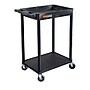 Luxor ENDURA 2-Shelf Utility Cart, Black (STC12-B)~#|#~AEB7E6F8-1EF8-4DAF-9AD779D8F3476BA8_sc7