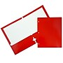 JAM Paper Glossy 3-Hole Punched 2 Pocket Cardstock Presentation Folder, Red, 100/Carton (385GHPREB)~#|#~AEBCD12C-CFA5-4480-A2CCB9B28BCF4418_sc7