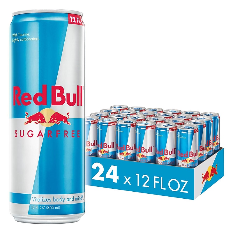 Red Bull Sugarfree Energy Drink, 12 Fl. Oz., 24 Cans/Carton (RB4817) image 1