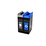 Commercial Zone Avante Series Polyethylene Dual-Stream Trash and Recycling Center, 60 Gallon, Black (787205MSA)~#|#~AEBE418B-C07F-4BEA-91B1F486367DF39F_sc7