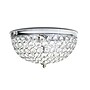 Elegant Designs Crystal 2 Light LED Flush Mount Ceiling Light, Chrome (FM1000-CHR)~#|#~AEC03EE7-904D-460E-A6BD0E8D69236902_sc7