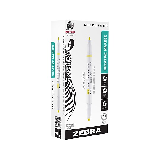 Zebra Yellow Stick Highlighters | Staples Zebra Yellow Stick Highlighters | Staples