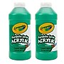 Crayola Portfolio Series Acrylic Paint, Light Green, 16 oz., 2/Bundle (BIN204016313-2)~#|#~AEC18B92-03A8-42F0-82D113043923BCE2_sc7