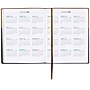 2026 Global Printed Products 8" x 10" Calendar Year Weekly & Monthly Planner, Faux Leather Cover, Black/Brown (NRY26-PKT810-BN)~#|#~AED00799-75A2-48B8-AF33029BA948F168_sc7