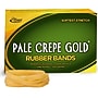 Alliance Pale Crepe Gold Multi-Purpose #64 Rubber Bands, 3-1/2" x 1/4", Golden Crepe, 490/Pack (20645)~#|#~AEDD435D-BA2F-412D-B7AAFC3C55502016_sc7