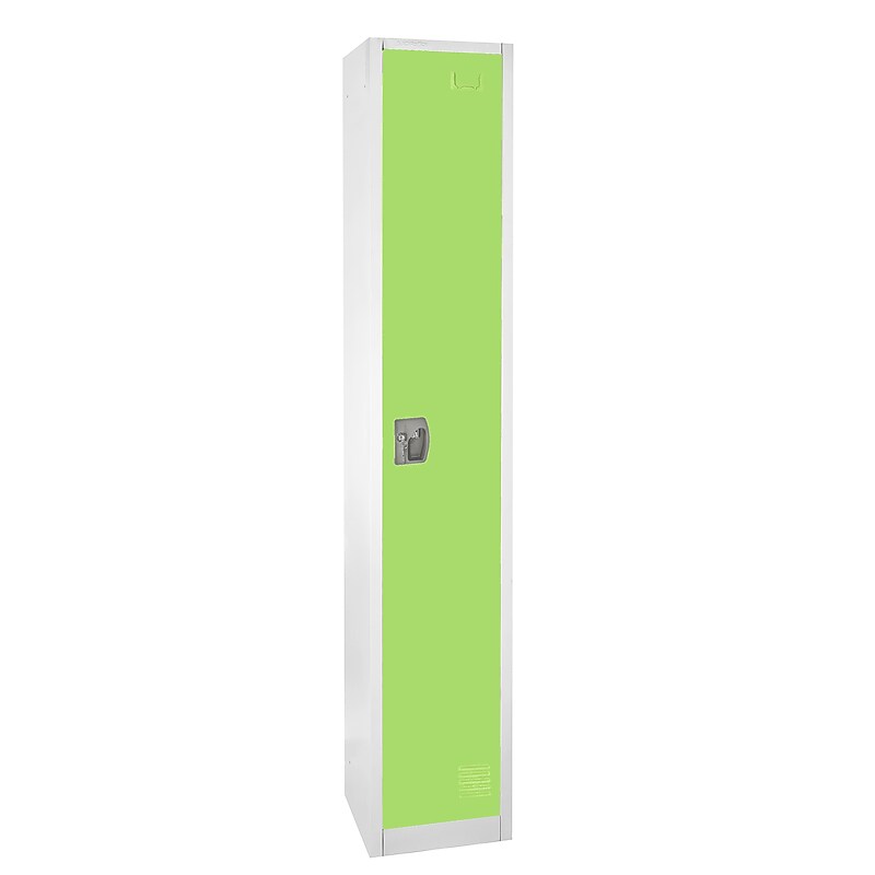 AdirOffice 72'' Single Tier Green Storage Locker (629-201-GRN) image 1