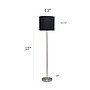 Simple Designs 57" Floor Lamp with Drum Shade, Black (LF2004-BLK)~#|#~AEE1CA5F-28E5-4C9C-840BB621835C094E_sc7
