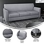 Flash Furniture Hercules Diplomat LeatherSoft Sofa, Gray/Chrome Legs (BT8273GYCHR)~#|#~AEE463C1-33D0-407D-A70F651729A41BE4_sc7