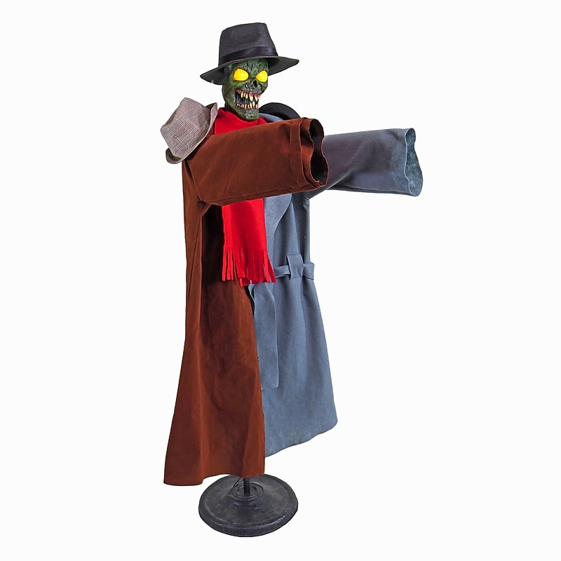 Haunted Hill Farm Tekky Coatrack Monster Halloween Standing Décor (HHCOATMNSTR-1FLSA) image 1