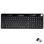 Delton KB90 Wireless Rechargeable Solar (Light) Powered Keyboard, Black (DKBSLR90)~#|#~AEE5F4CE-4FB3-4097-B95C67455615C42B_sc7