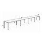 Boss Office Products Simple System 60"W Desk, White, 4/Set (SGSD009-201-WT)~#|#~AEECD453-E675-48BC-9304FD70A62EF275_sc7