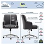 Serta Style Leighton Fabric Swivel Home Office Chair, Graphite (47925B)~#|#~AEF3E681-7040-46F4-99CCA697C806C0BA_sc7