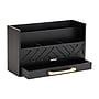 Mind Reader 5-Compartment Wood Desk Organizer, Black (VERTORG-BLK)~#|#~AEF73354-1C07-4053-91EDE8BB487BDF04_sc7