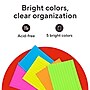 Staples Index Cards, 3" x 5", Lined, Neon Assorted Colors, 300 Pack – Bright Ruled Cards for Studying, Notes & Projects~#|#~AEF83995-5689-4A32-AEE7999BA77C60E6_sc7
