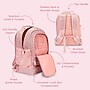 bentgo 2-in-1 Kids Laptop Backpack, Large, Petal Pink Glitter (BGBKPAK-PPGL)~#|#~AEFC17C8-6B16-4913-AC3CF474D250F7D0_sc7