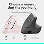 Logitech Lift Vertical Wireless Ergonomic Optical Mouse, Rose (910-006472).~#|#~8D2A4E52-B2F1-42D6-8F67AB8C16A18E94_sc7